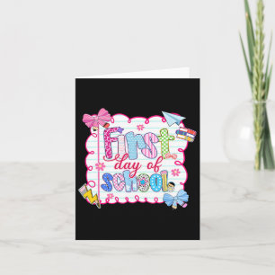 Tarjeta El Primer Día De La Escuela, La Coqueta Preppy Vol