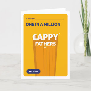 Tarjeta El primer día del padre en un millón