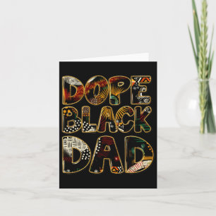 Tarjeta El problema del Día de los Padres Negros de Papá N