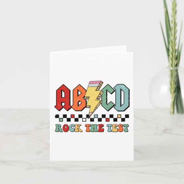 Tarjeta El profesor de día estudiante de Retro Motivaciona (Anverso)