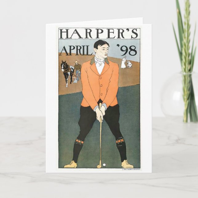 Tarjeta El protector de golf Harper'98 (Anverso)