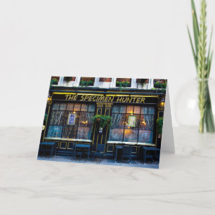 Tarjeta El pub de cazadores de especímenes