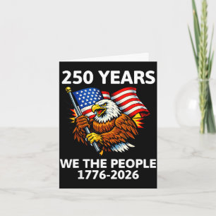Tarjeta El pueblo 1776–2026 250 años de libertad