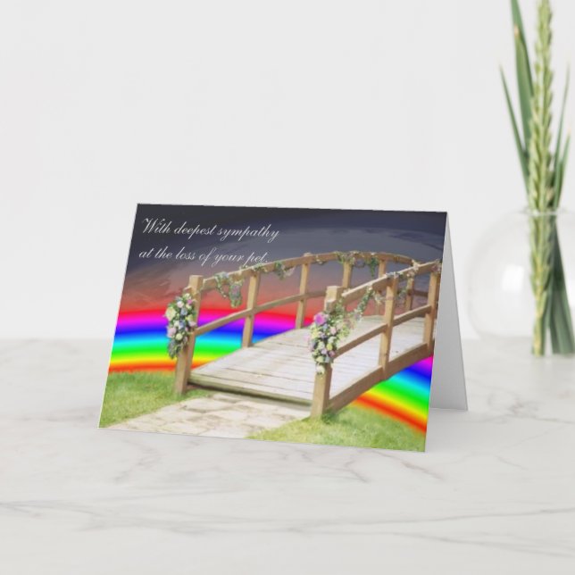 Tarjeta El puente arcoiris (Anverso)