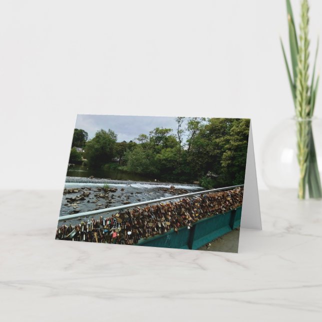 Tarjeta El puente del candado (Anverso)
