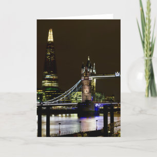 Tarjeta El puente Shard y Tower