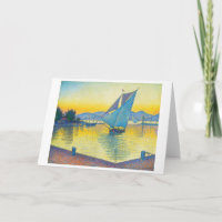 El puerto al atardecer, la señal