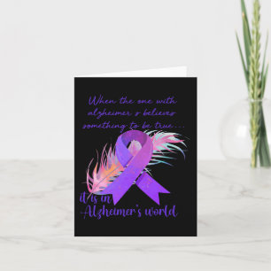 Tarjeta El que cree Alzheimer es en Alzheim