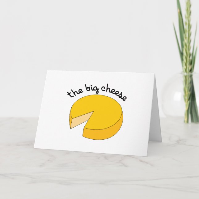 Tarjeta El queso grande (Anverso)