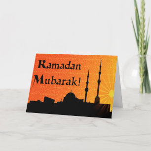 Tarjeta El Ramadán Mubarak