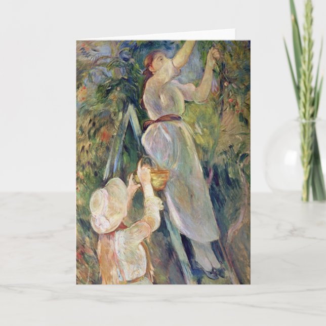 Tarjeta El recogedor de la cereza (Anverso)