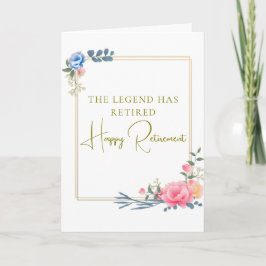 Tarjeta El regalo de que la leyenda se ha retirado