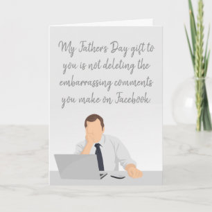 Tarjeta El regalo del Día de mi Padre para ti