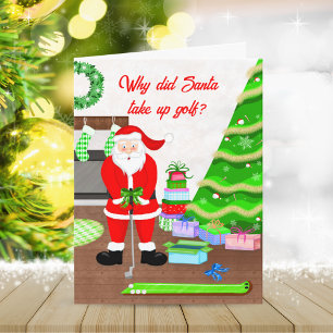 Tarjeta El regalo temprano de Santa Claus - Navidades de u