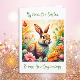Tarjeta El regocijo por la Pascua trae nuevos comienzos