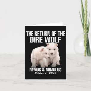 Tarjeta El Regreso Del Lobo Pérez - Remos Y Romulus 20