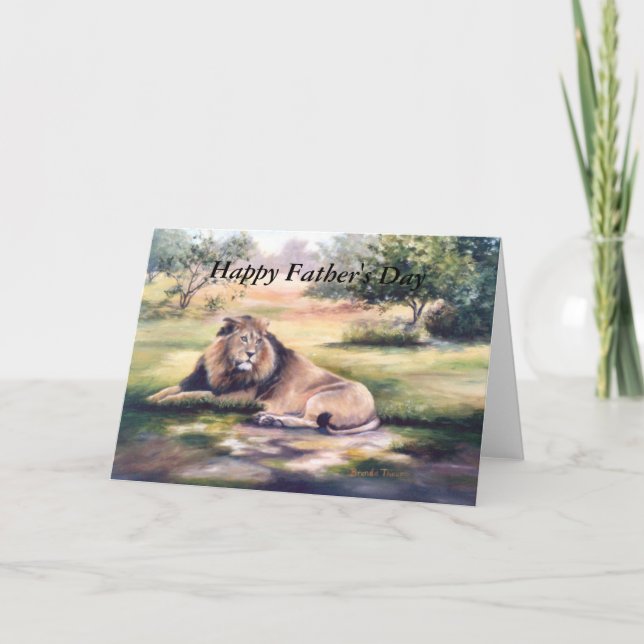 Tarjeta El Rey, feliz día del padre (Anverso)