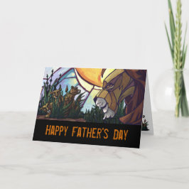 Tarjeta El Rey León y los Cubs Feliz Día del Padre