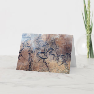 Tarjeta El Río Verde Y Sus Cañones Tributarios En Utah