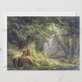 Tarjeta El roble de mil años (de Karl Lessing)