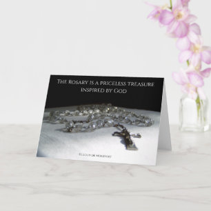 Tarjeta El Rosario, un tesoro invaluable inspirado por Dio