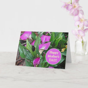 TARJETA "EL SACRIFICIO DE LA MADRE"/DÍA DE LA MADRE/FLORAL