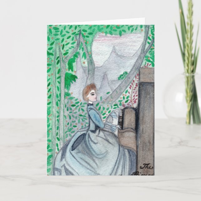 Tarjeta El saludo del piano (Anverso)