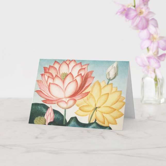 Tarjeta El santo besito egipcio (Orquídea)