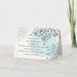 Tarjeta El Señor Te Bendiga, Los Números De La Biblia 6:24