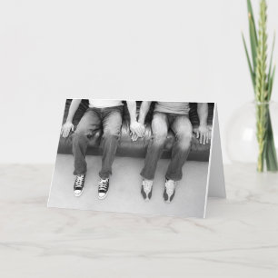 Tarjeta El sentarse junto para siempre