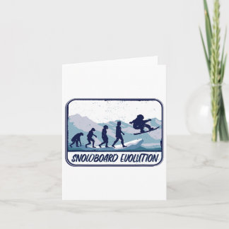 Tarjeta El Snowboard Evolution Viaja Por Las Pistas De Cam