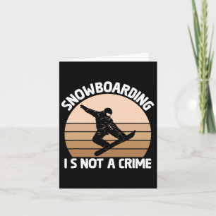 Tarjeta El Snowboard No Es Un Crimen Para El Activista De