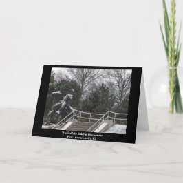 Tarjeta El soldado MonumentFort Leav del búfalo…