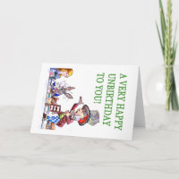 ¡El sombrerero enojado dice, A muy feliz