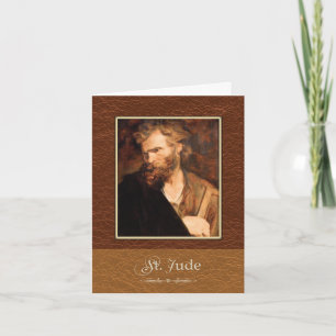 Tarjeta El St. Jude ruega para nosotros