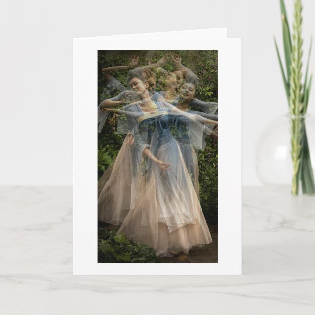 Tarjeta El Suave Movimiento De La Danza (Multi No 4) (Anverso)