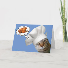 Tarjeta El Sueño Del Gato Con El Pollo Se Pone Bien