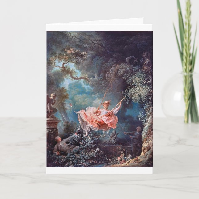 Tarjeta El Swing, Fragonard (Anverso)