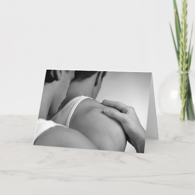 Tarjeta El tacto del amor (Anverso)