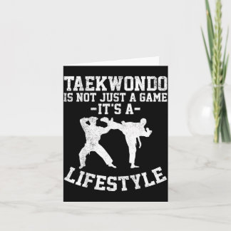 Tarjeta El Taekwondo No Es Solo Un Juego Es Un Estilo De V