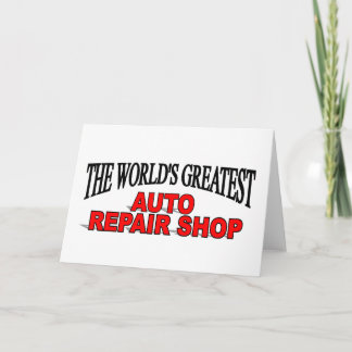 Tarjeta El taller de reparaciones auto más grande del