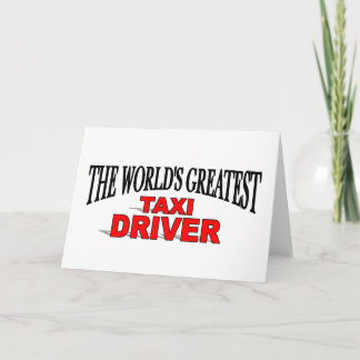 Tarjeta El taxista más grande del mundo