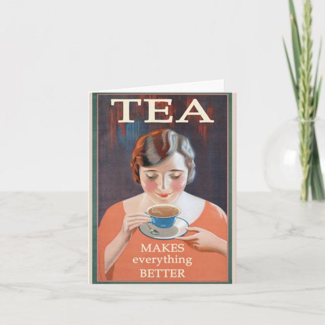 Tarjeta El té lo hace todo mejor (Anverso)