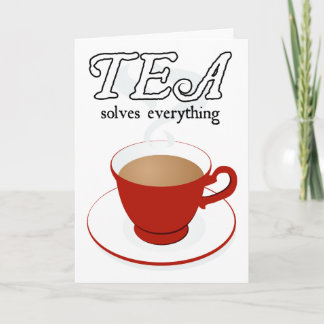 Tarjeta El té lo resuelve todo