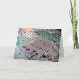 Tarjeta el teatro chino de los graumann