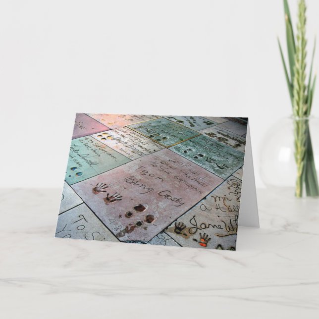 Tarjeta el teatro chino de los graumann (Anverso)