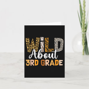 Tarjeta El tema de la jungla salvaje sobre el tercer grado