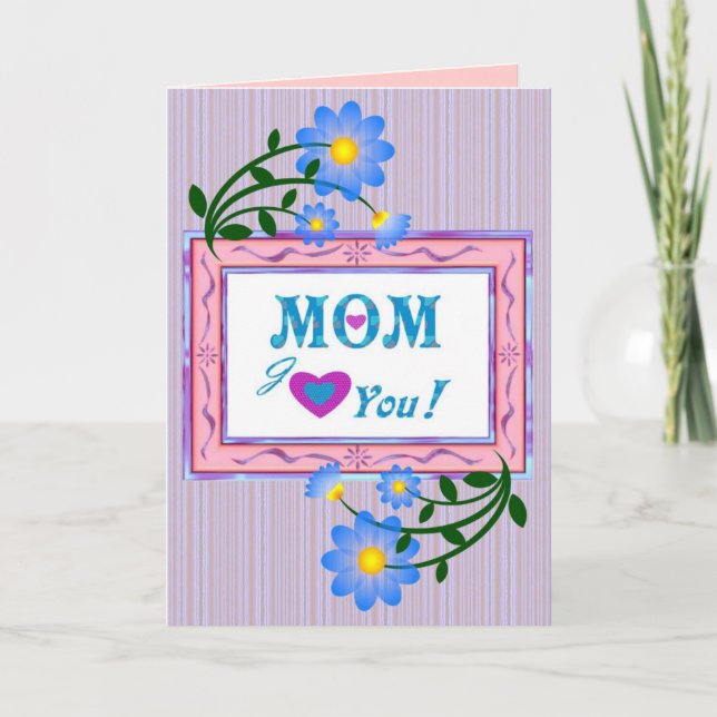 Tarjeta El tenaz día de la madre (Anverso)