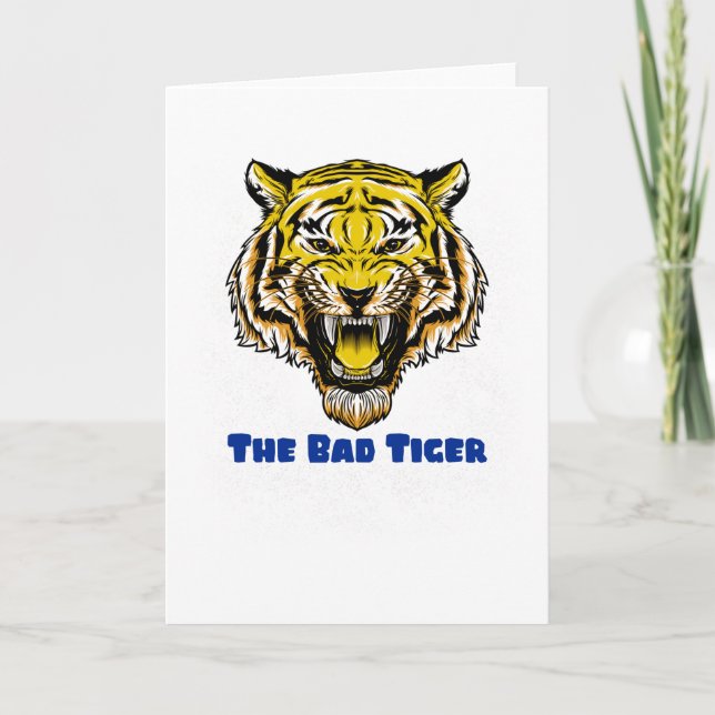 Tarjeta El Tigre Malo (Anverso)
