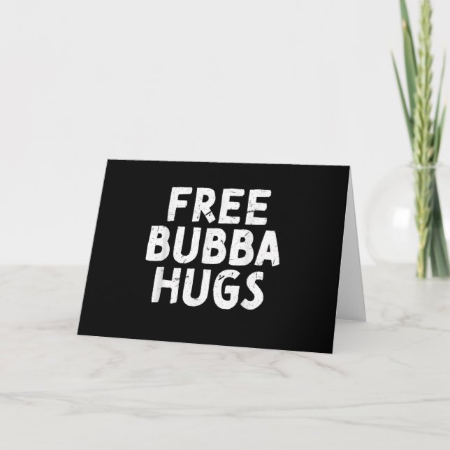 Tarjeta El Tío Bubba Regalos Para Tu Hermano Favorito (Anverso)